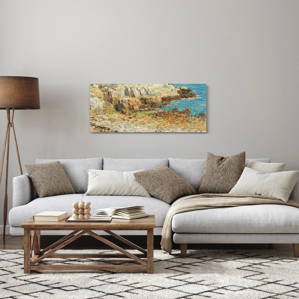 Obraz - Childe Hassam, A North East Headland, reprodukcia (120x50 cm)