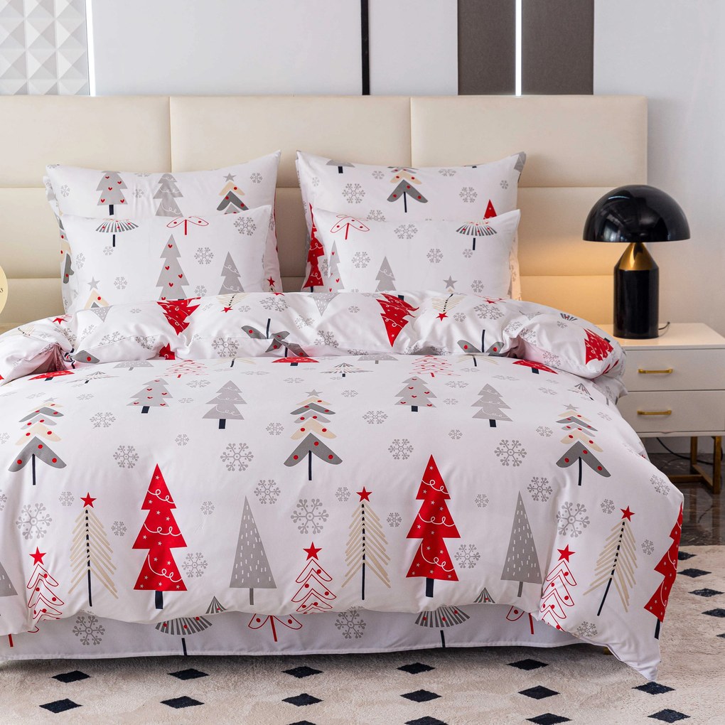 Obliečky z mikrovlákna JINGLE biele Rozmer obliečky: 70 x 90 cm | 140 x 220 cm