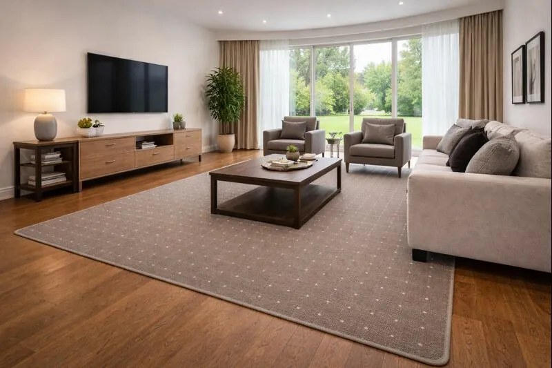 Condor Carpets, Kusový koberec Udinese hnedý štvorec, 200x200, hnedá, chodba / predsieň