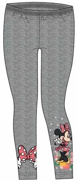 Exity Kft - Dievčenské dlhé legíny Minnie Mouse Disney - šedé 98