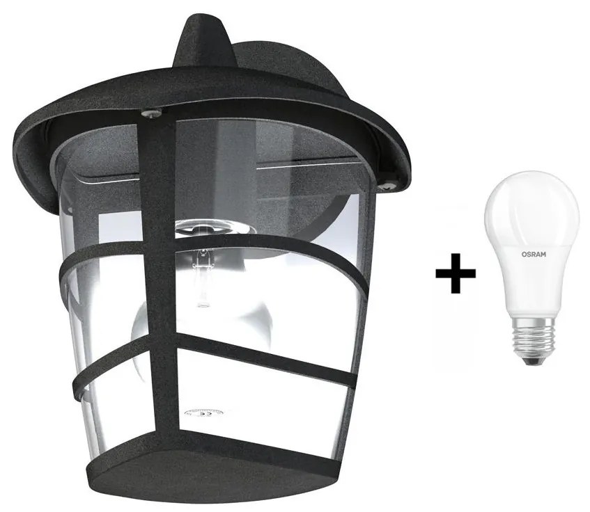 Eglo 93098 - LED Vonkajšie nástenné svietidlo ALORIA 1xE27/8,5W/230V IP44