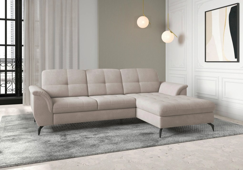 XXXLutz ROHOVÁ SEDAČKA, textil, sivobéžová Sit & More - Sedačky - 000144013323