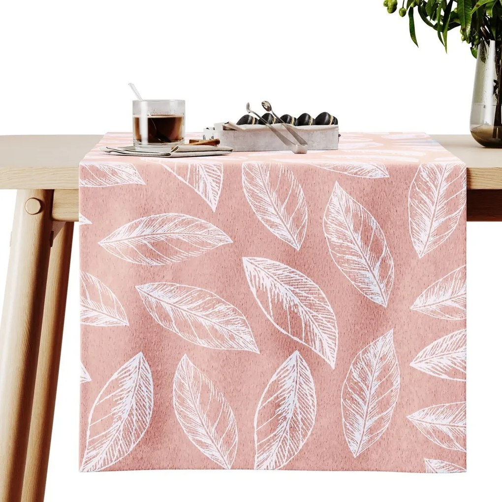 Obrus AmeliaHome CALM svetloružový 40 x 140 cm