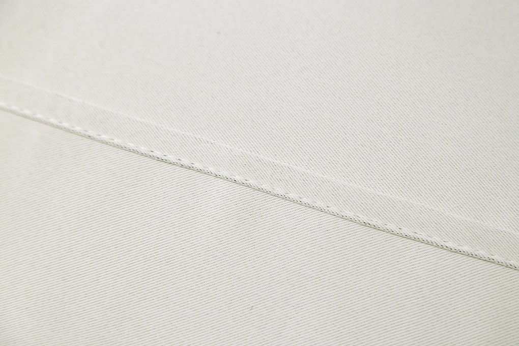 Bielo-krémový záves OXFORD 140x250 cm Zavesenie: Kovové krúžky