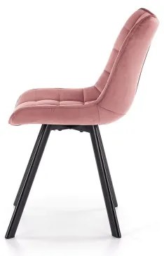 Jedálenská stolička COMORO, 1 ks, ružová