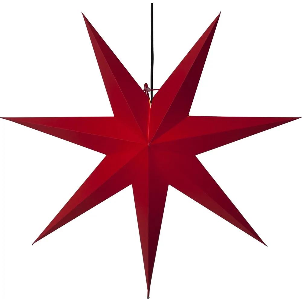 Star trading Papierová hviezda ROZEN V.70 cm červená