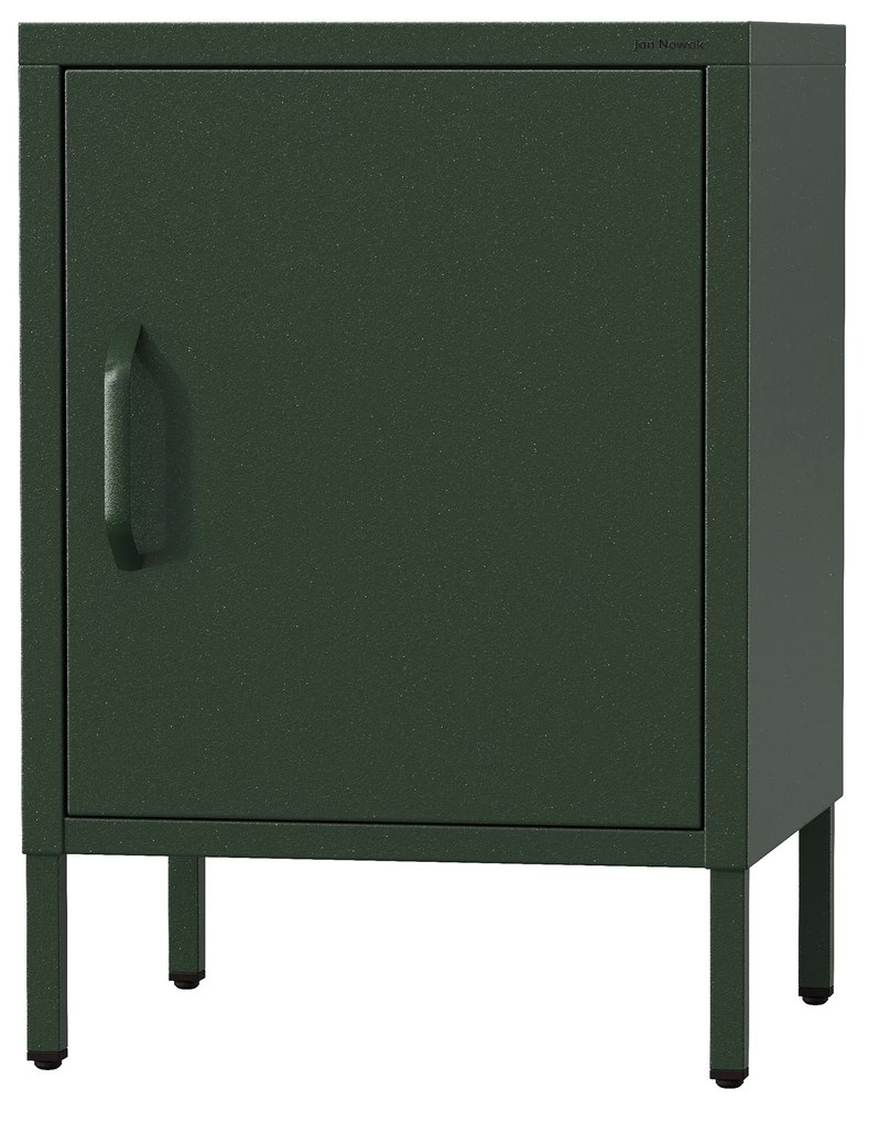 Nočný stolík MIA, 424 x 595 x 400 mm, Modern: fľaškovo zelená farba