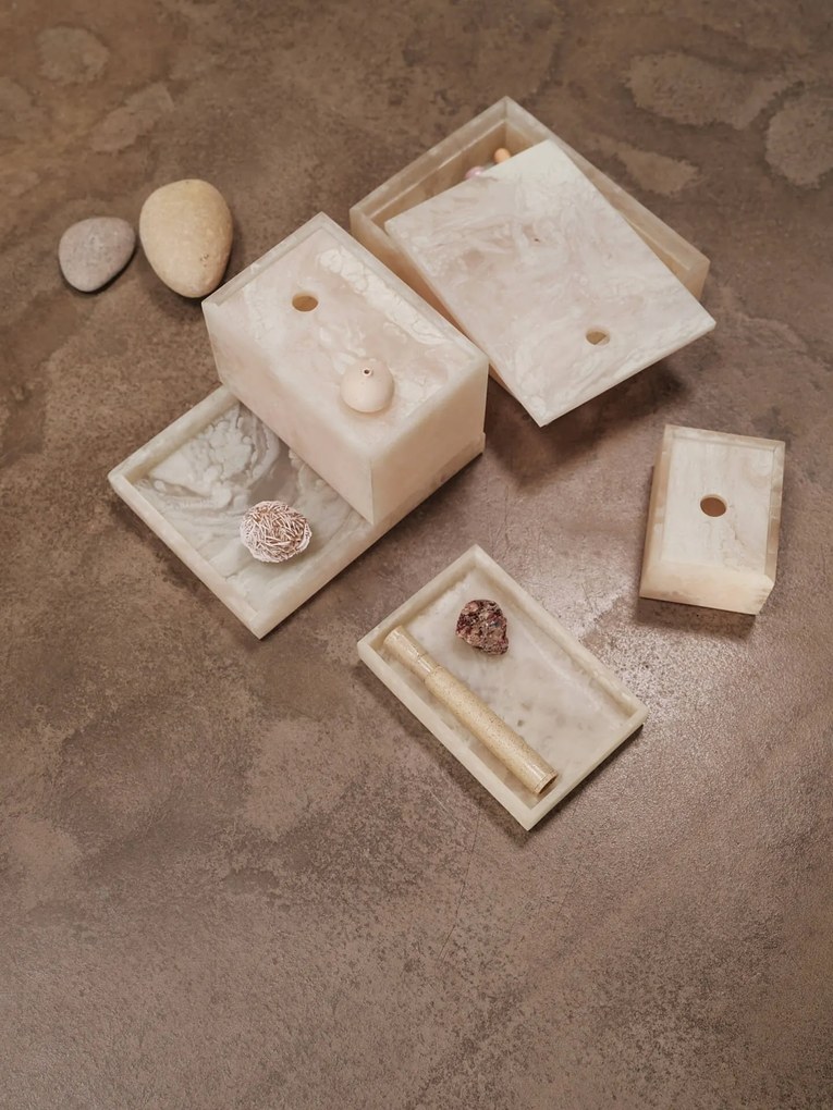 Ferm Living Podnos Mist Pearl 15 × 20 cm