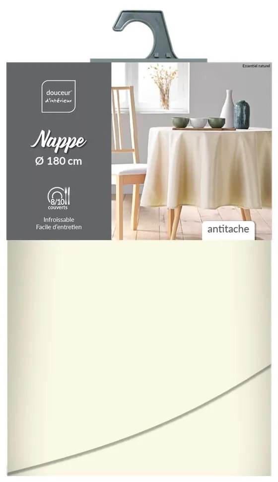 Obrus ø 180 cm Essentiel – douceur d'intérieur