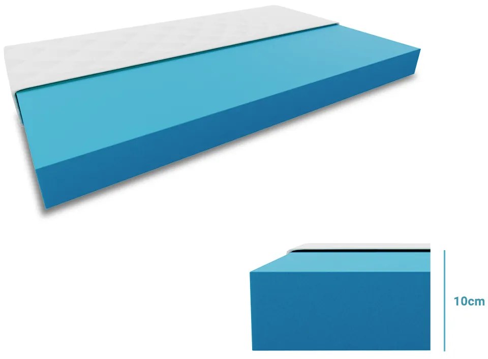 Pěnový matrac Economy 90 x 200 cm Ochrana matraca: VRÁTANE chrániče matraca