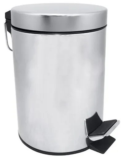 Kôš na odpadky 20x28 cm nerez/strieborný