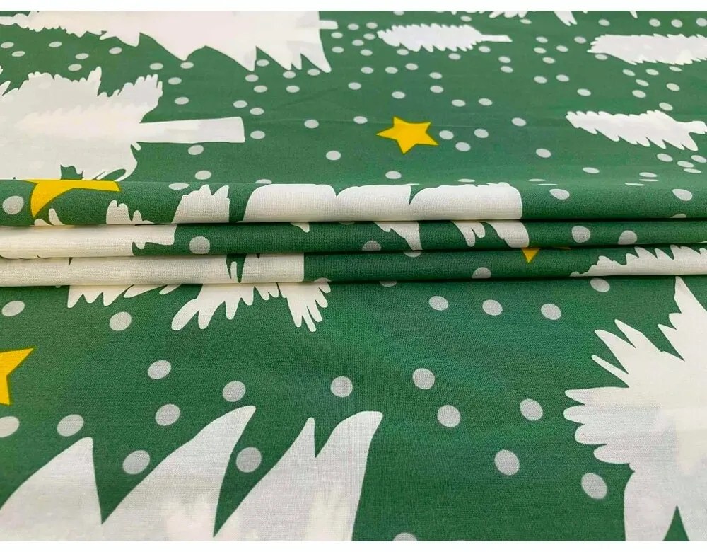 Bavlnené obliečky KARAMA GREEN WOODS 140x200 cm