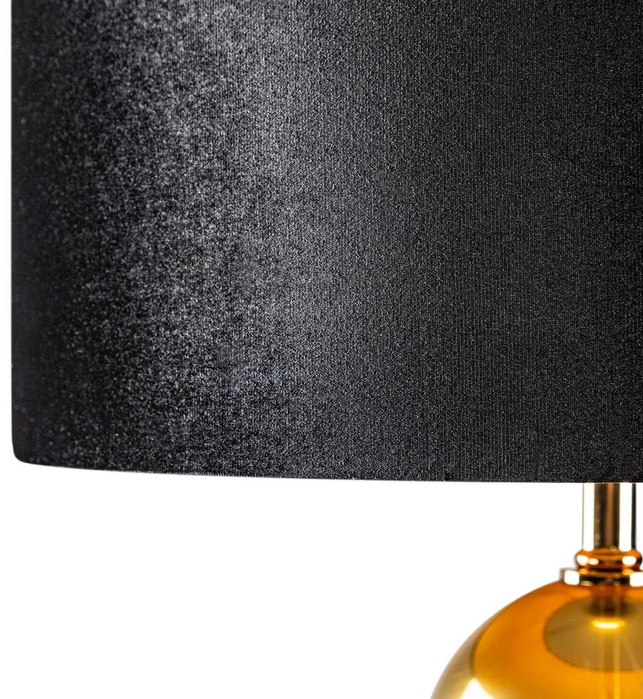 Dekoračná lampa KAJA 43x157 cm čierna