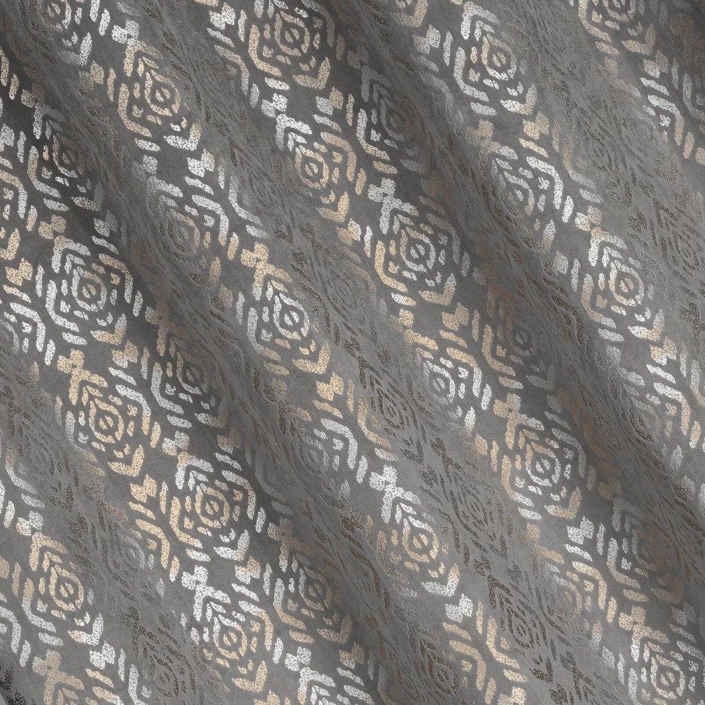 ZATEMŇOVACÍ ZÁVES NA KRÚŽKOCH LAURA 140X250 CM SIVÁ