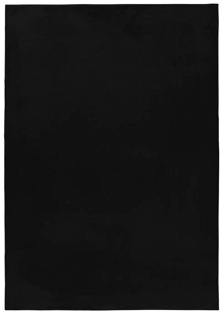 Ayyildiz Kusový koberec POUFFY 5100, Čierna Rozmer koberca: 120 x 120 cm
