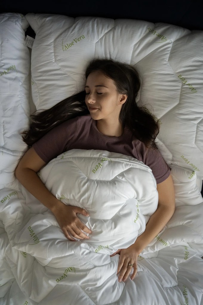 INTERMEDIC SK Set paplón 140x200 + vankúš 70x90 Aloe Vera Green