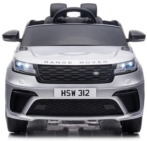 Lean Cars Elektrické autíčko -Range Rover - lakované - strieborné - motor 2x45W - batéria 1x12V4,5Ah - 2021