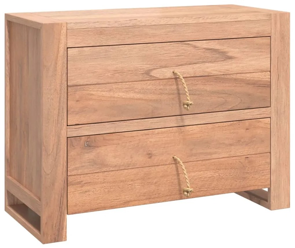 vidaXL Komoda 80x35x60 cm masívne teakové drevo
