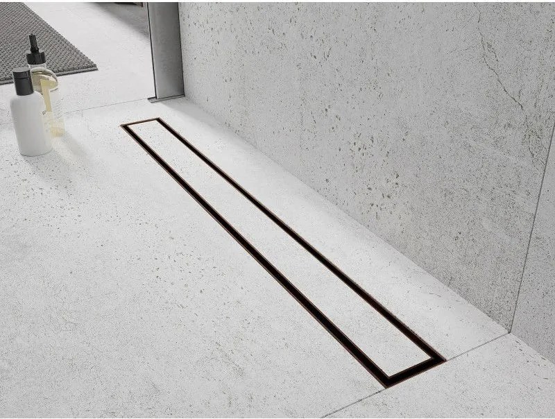 Mexen Flat M13 krytka žľabu 2v1, 90 cm, medená matná, 1C19090