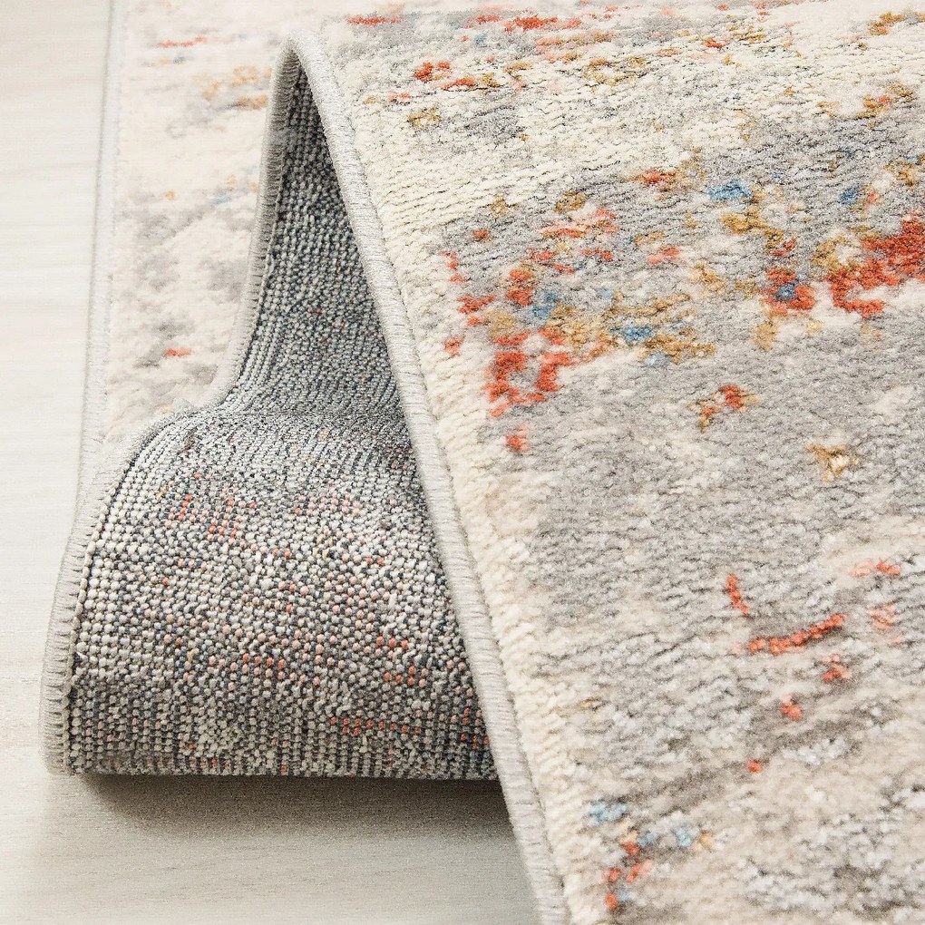 TA Koberec G509C WHITE/SALMON PORTLAND HIK Biely Obdĺžnikový Rozmer: 80x150 cm