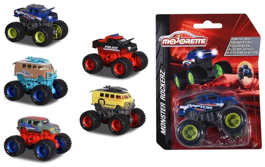 Auto Monster Rockerz 9 cm, 5 druhov