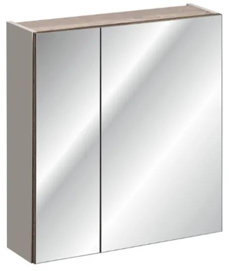 Zrkadlová skrinka SANTA FE Taupe 84-60 | 60 cm