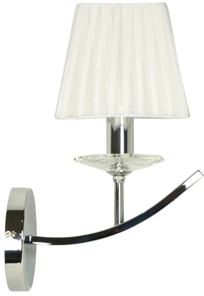 Candellux VALinenCIA Nástenné svietidlo 1X40W E14 Chrome 15X36 21-84418
