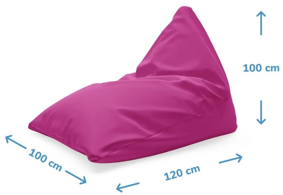 Sedací vak Triangl detská autodráha, sivá / čierna