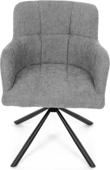 Jedálenská stolička sivá DCH-T1122 GREY2