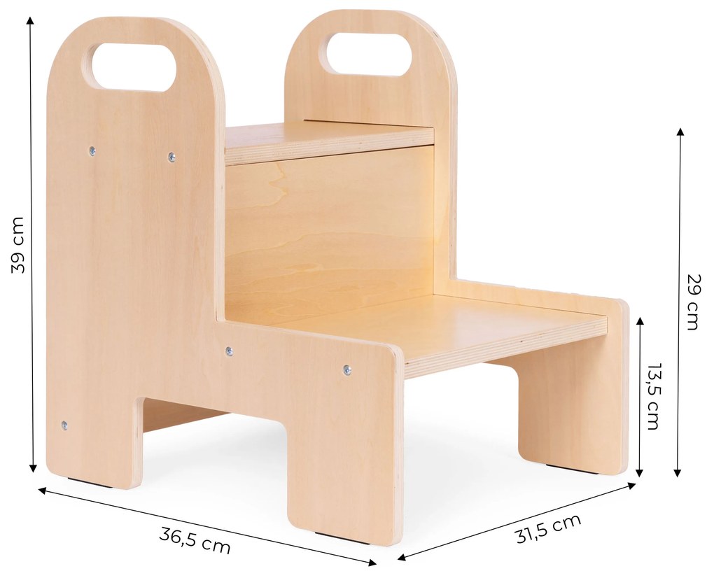 Kuchynský pomocník, detské schody, ECOTOYS