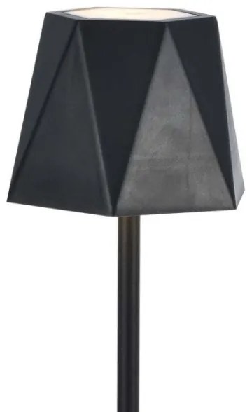 LED Stmievateľná dobíjacia stolná lampa LED/4W/5V 3000-6000K 1800 mAh čierna