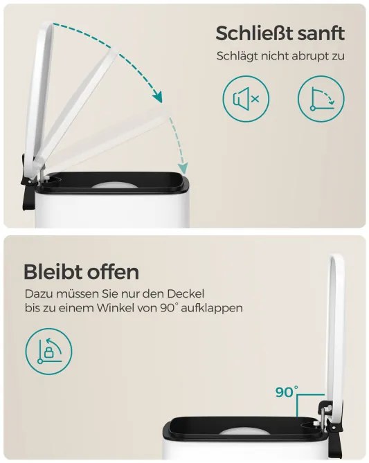 Odpadkový kôš 8L LTB591W0802