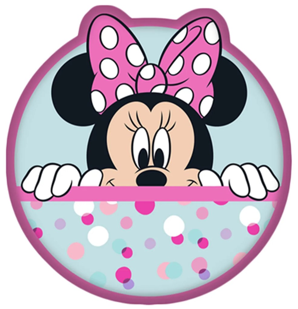 Detský dekoračný vankúš 32 × 32,5 cm - Minnie "Dots 02"