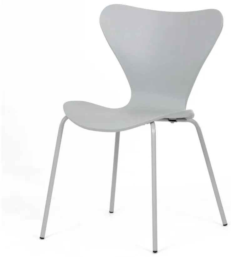 Židle Jídelní, šedá, plast, CT-X7034 GREY