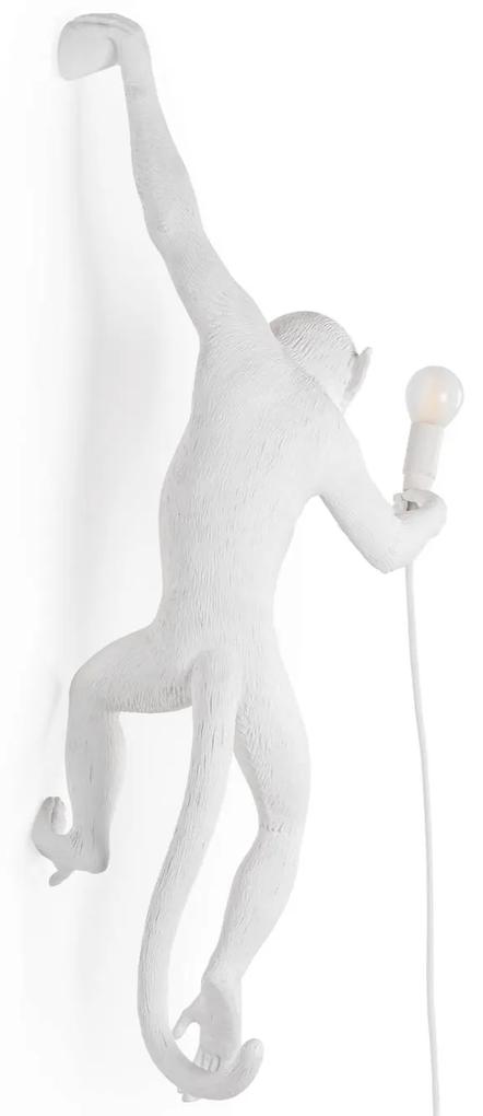Vonkajšie LED svietidlo Monkey Lamp vľavo biela