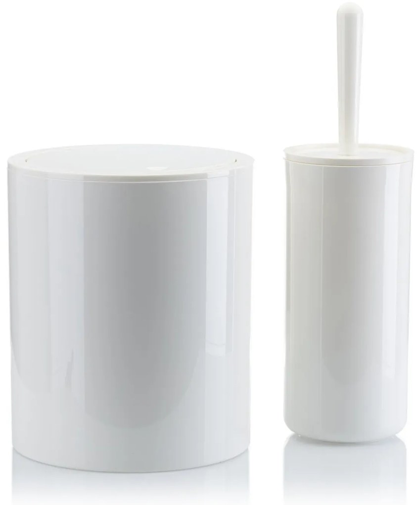 Sada kúpeľňových doplnkov Carmen, biela