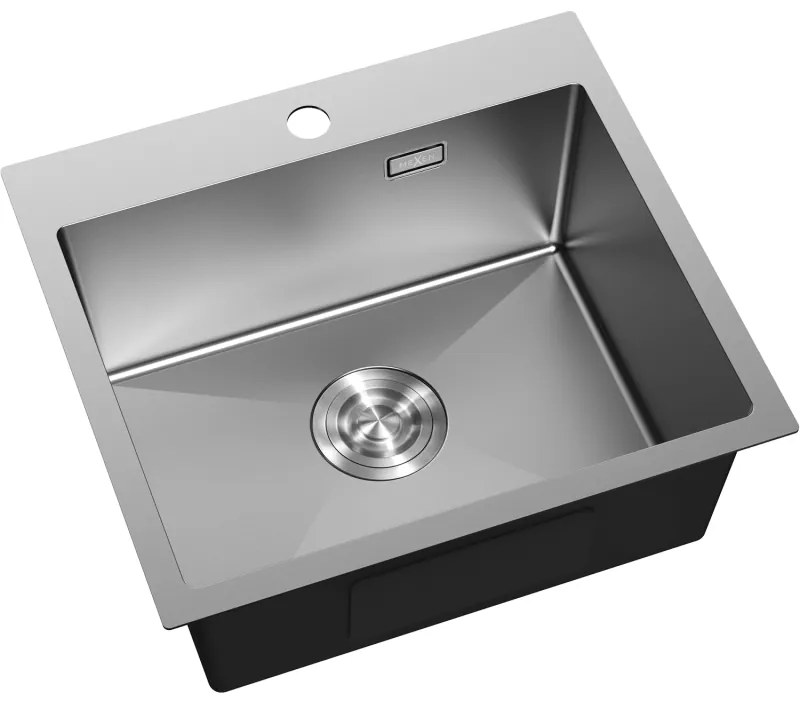 Mexen Solix, 1-komorový nerezový drez 500 x 450 mm, brúsená oceľ, 6402501000-01