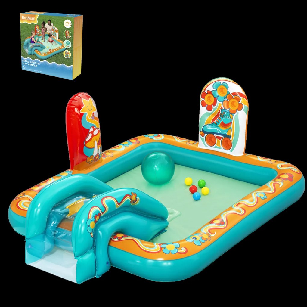 CH NAFUKOVACIE IHRISKO / BAZÉN S ŠMÝKAČKOU 193 X 152 X 74 CM *8411