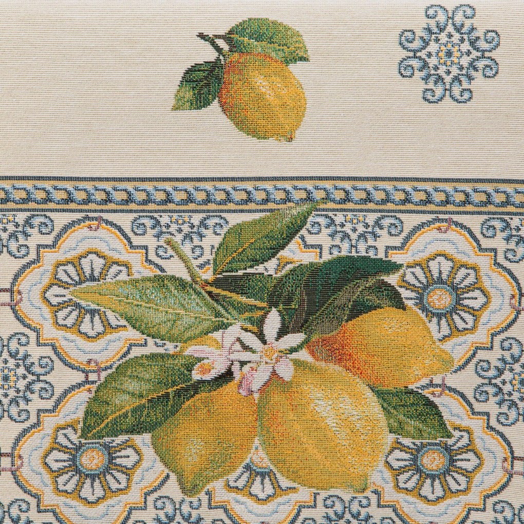 EUROFIRANY GOBELÍNOVÝ BEHÚŇ NA STÔL LEMON 40X100 CM VZOROVANÝ