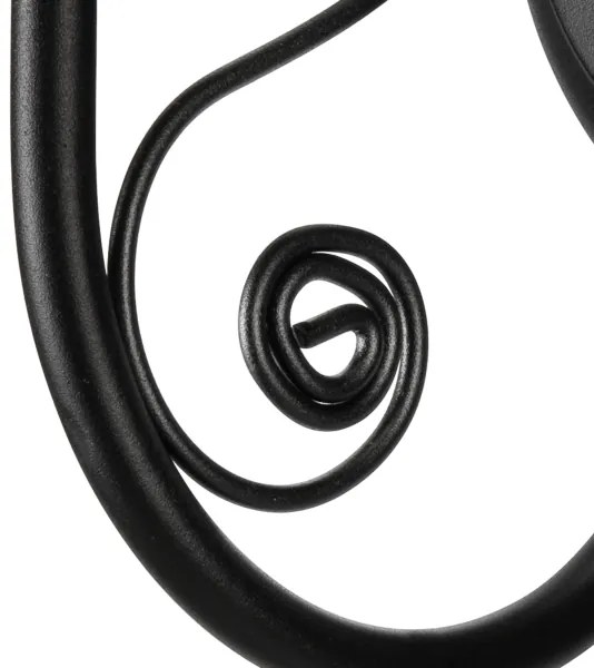 Nástenná lampa DONATO 1xE14/40W/230V čierna