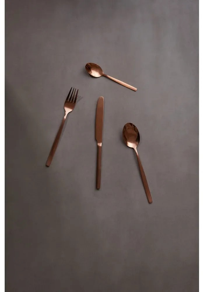 Antikoro príbor v medenej farbe 16 ks Avie – Premier Housewares