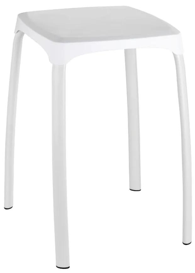 Antikoro biela stolička s nohami Wenko Losani