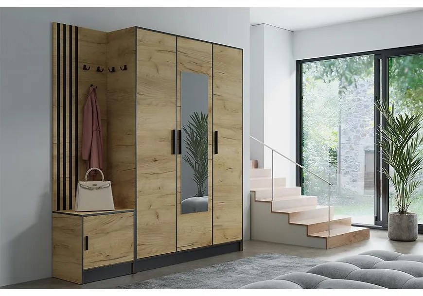 Predsieňový nábytok Roj PP53 + SDS53 + SZ3D craft