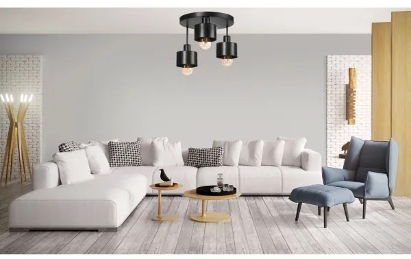 Prisadený luster BODO 3xE27/60W/230V