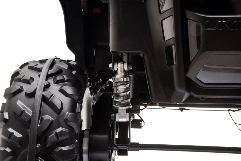 LEAN CARS Vozidlo na akumulátor Mercedes Unimog S, čierne