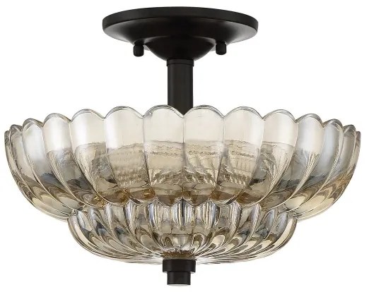 Quoizel QZ-WHITECAP-SF-S - Stropné svietidlo WHITECAP 3xE14/40W/230V pr. 29,7 cm