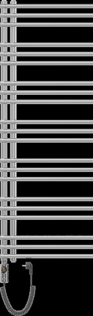 Mexen Neptun, elektrické vykurovacie teleso 1400 x 500 mm, 600 W, chrómová, W101-1400-500-2600-01