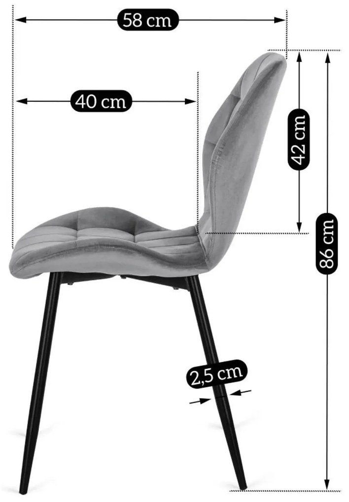PROXIMA.store - Čalúnená jedálenska stolička LUCKY FARBA: béžová, FARBA NÔH: zlatá