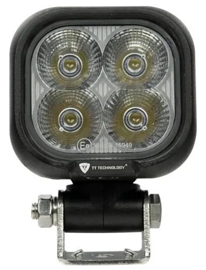 LED Bodové svietidlo pre automobil BLACK LED/40W/10-30V IP69 5700K hranatý