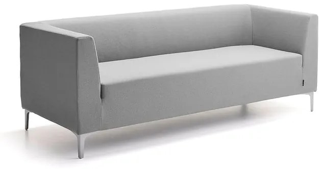 Pohovka CASUAL, 3-miestna, látka CURA, šedá